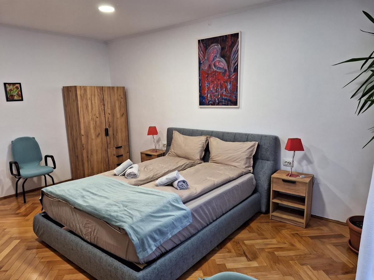 Black Eagle Central Unirii Square, 2 King Size Bedrooms, Free Private Parking Oradea Bagian luar foto